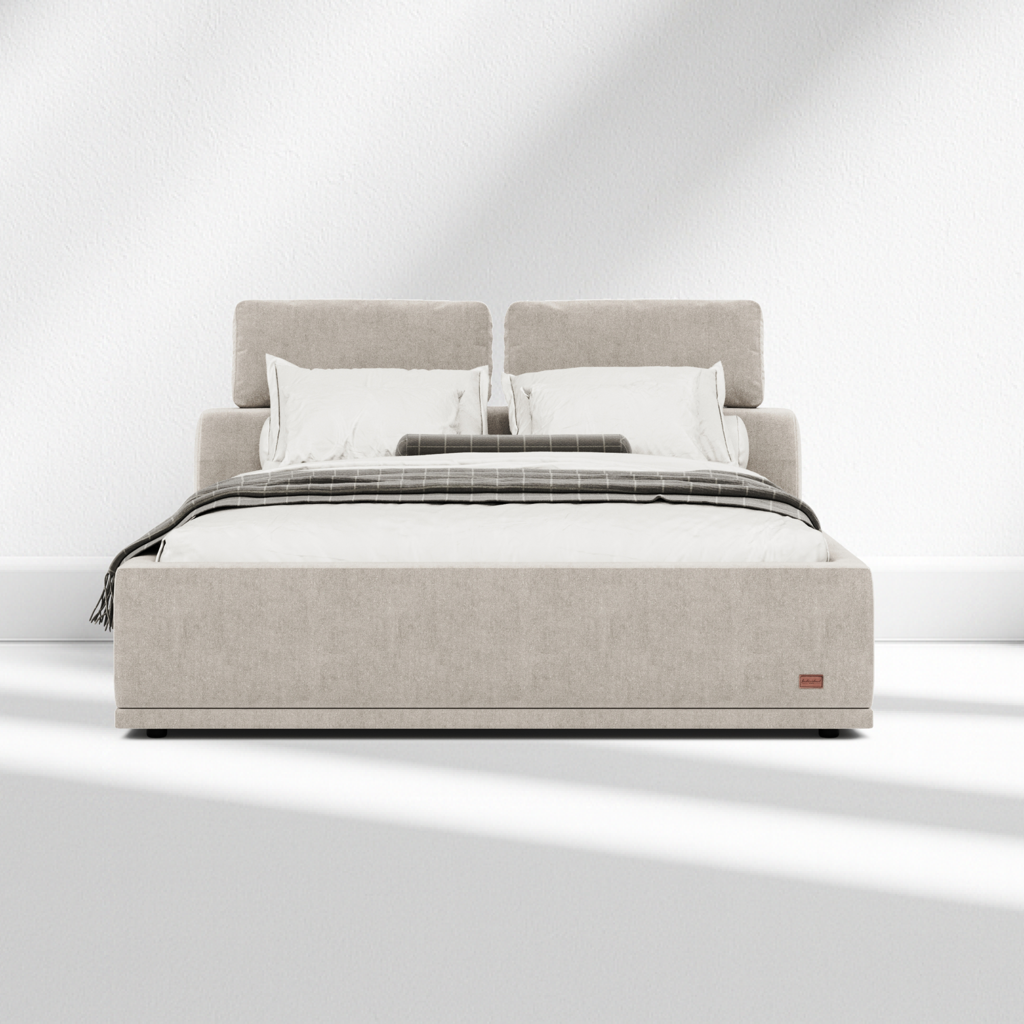 Tenerife Storage Bed – Modern Upholstered Bed with Adjustable Headrest - Photo 5