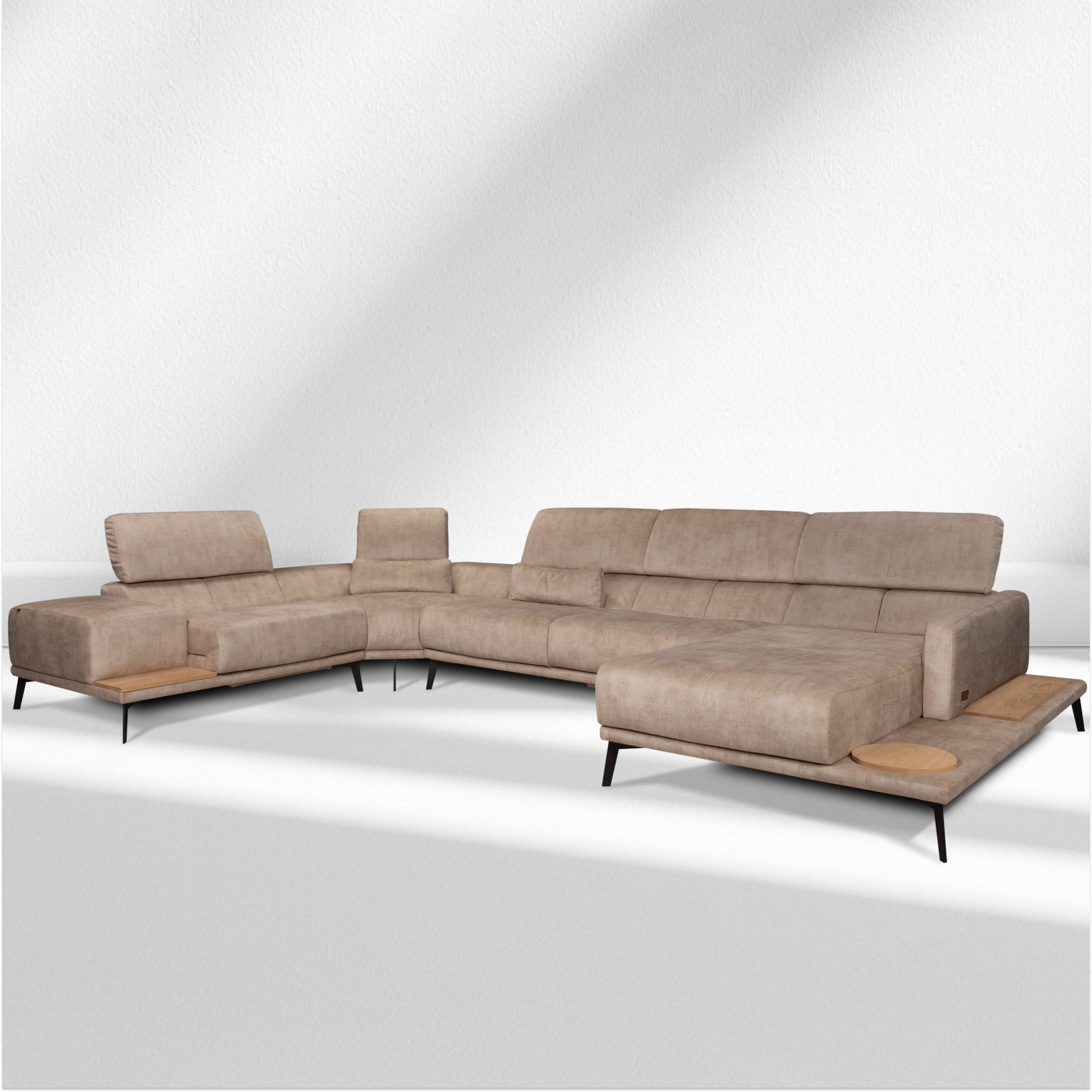 Tenerife sectional sofa with recliner