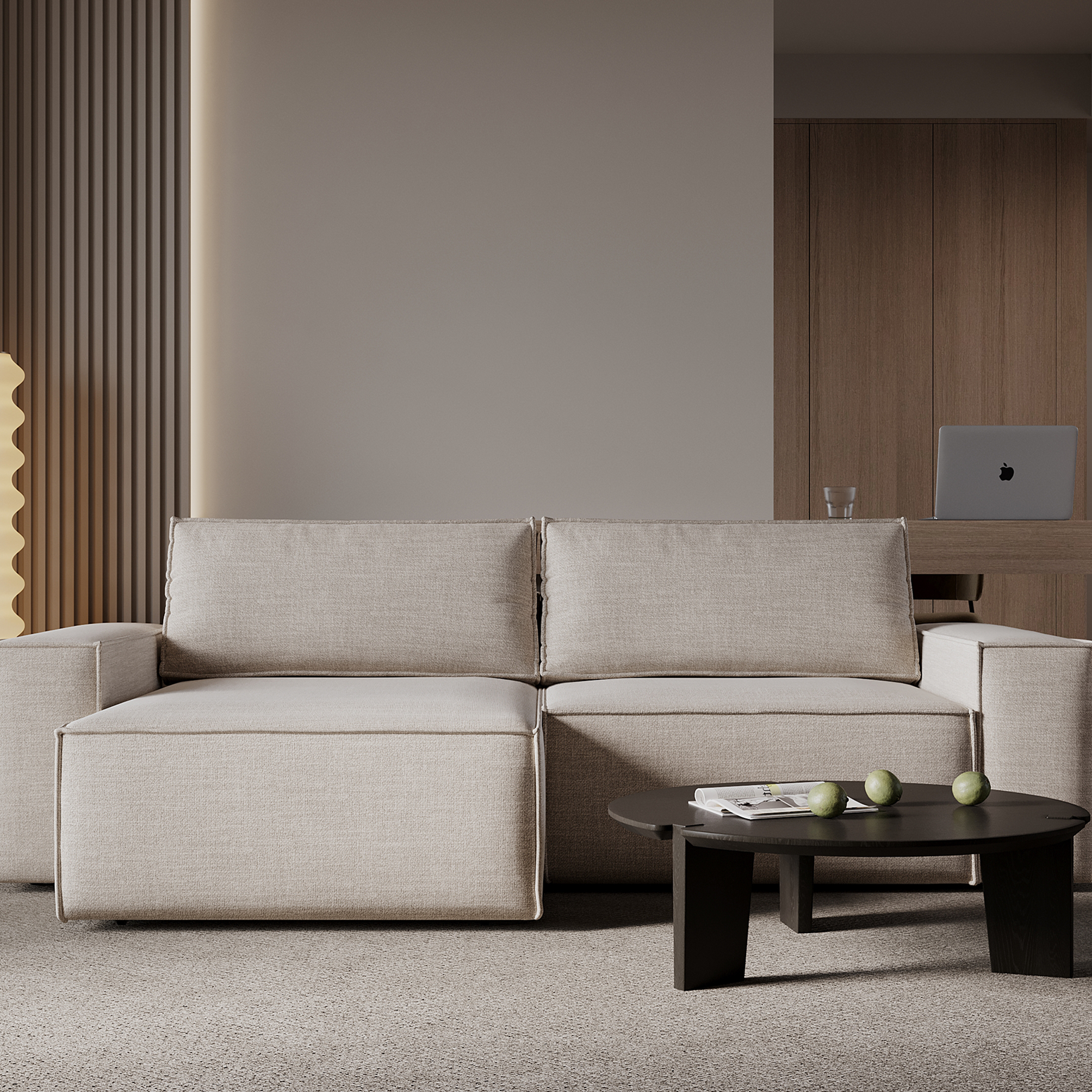 Toni L Shape Sofa Bed