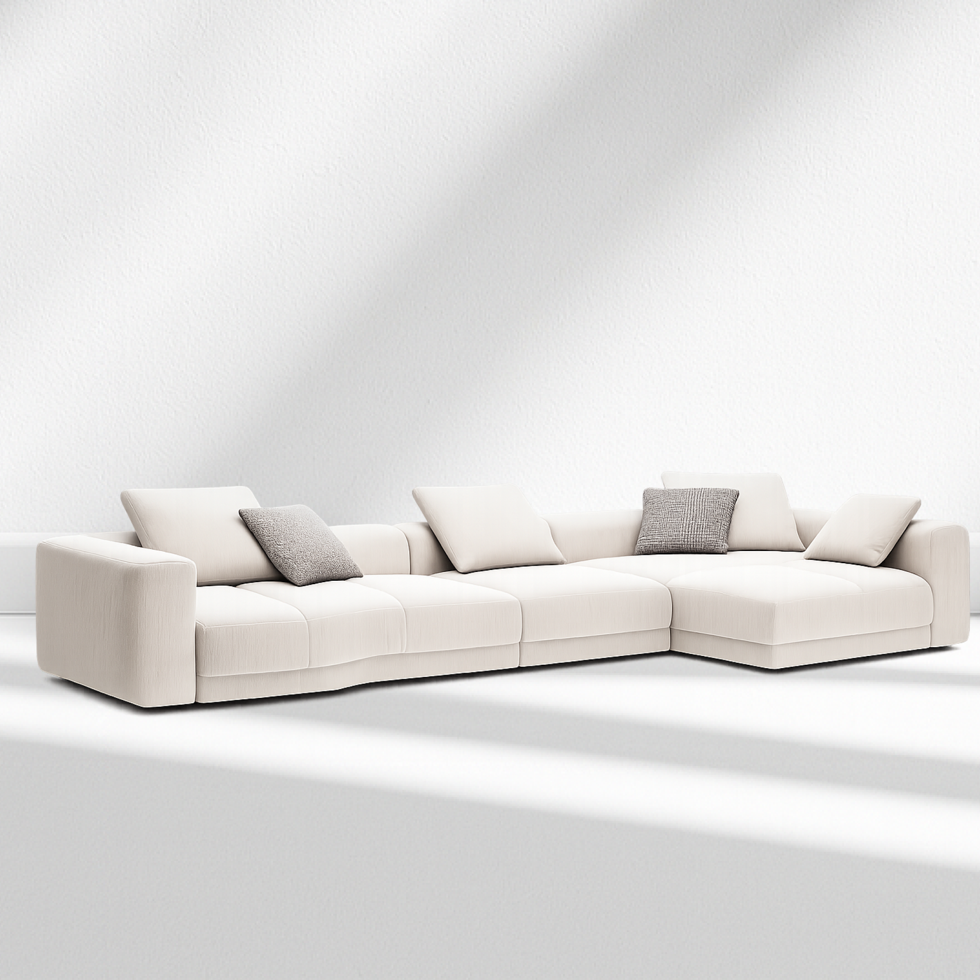VALENCIA Curved L-Shaped Modular Sofa