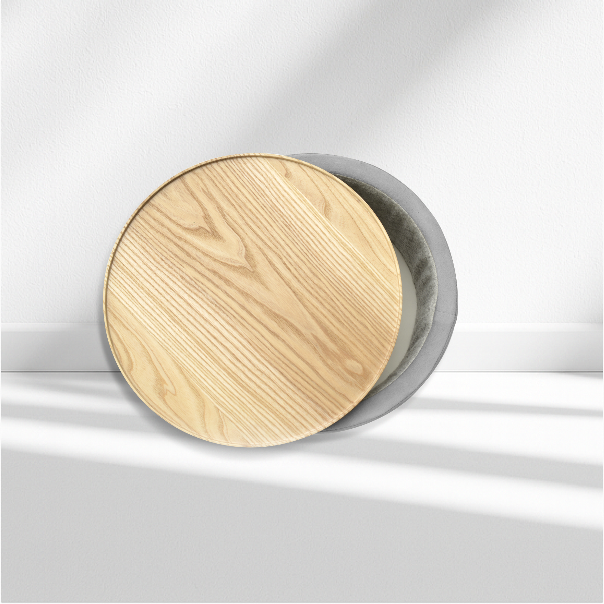 Bedside table with shelf Jacqueline