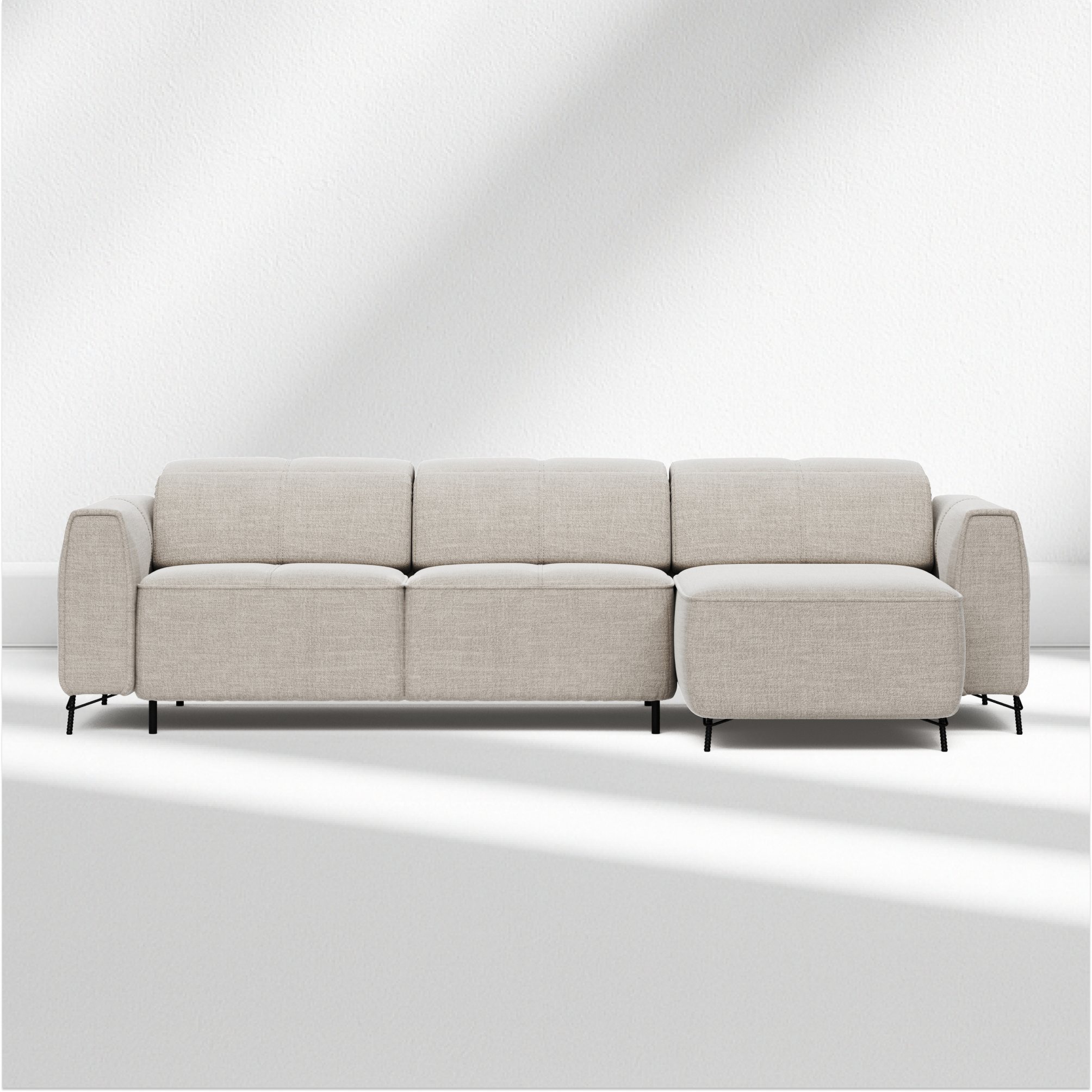 Javier L-shape sofa-bed