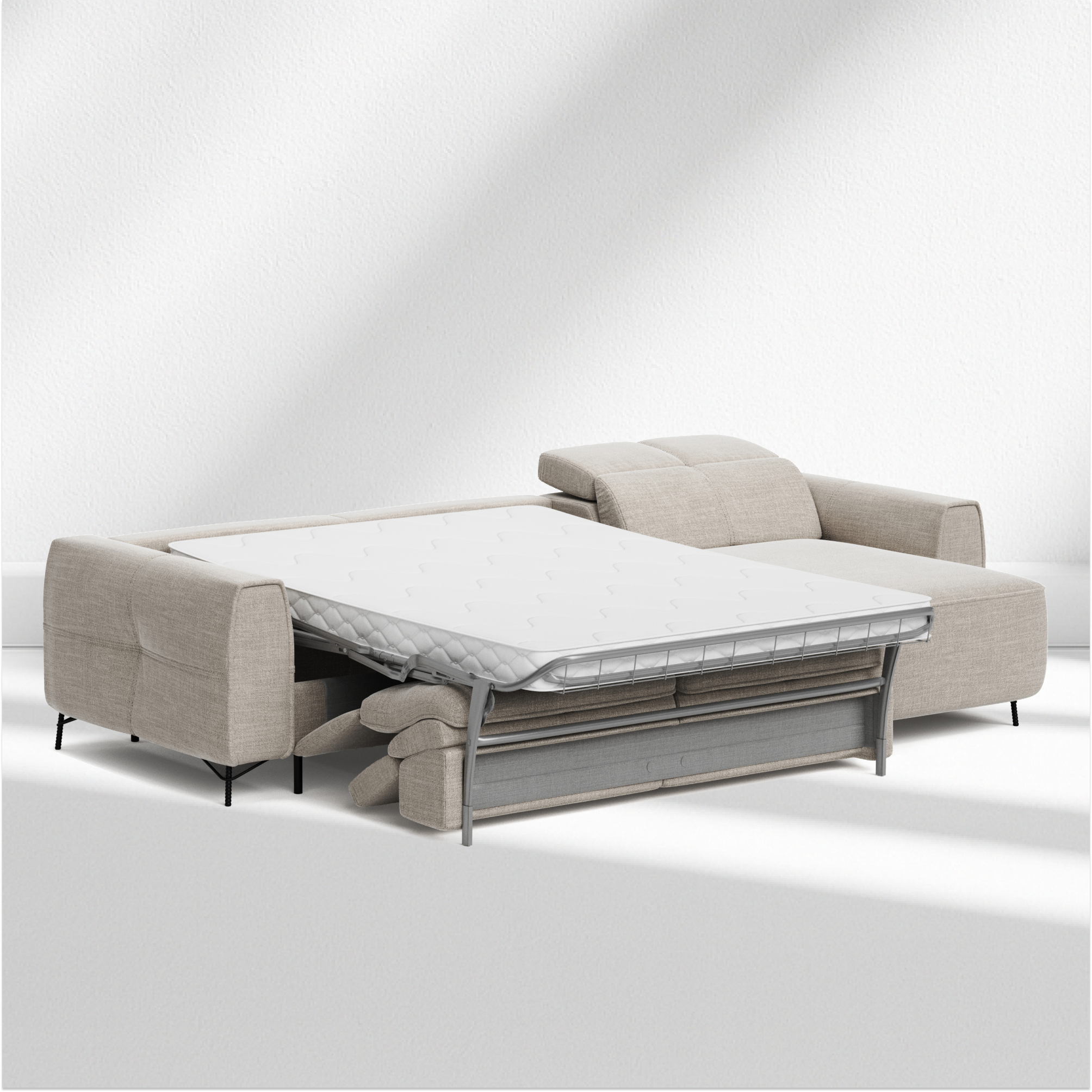Javier L-shape sofa-bed