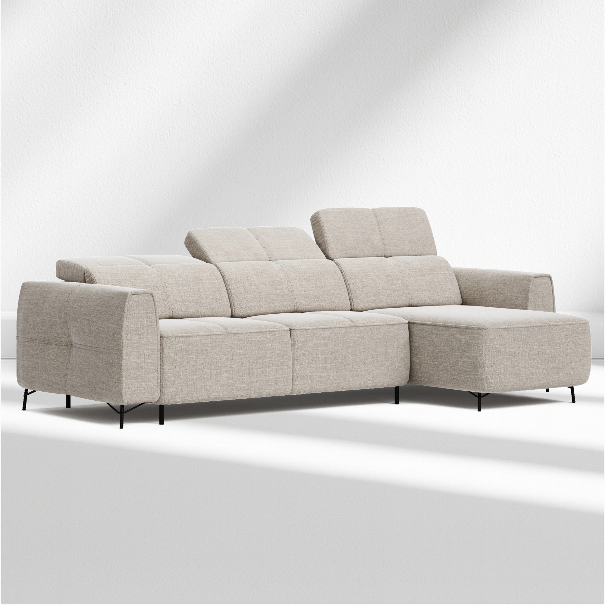 Javier L-shape sofa-bed