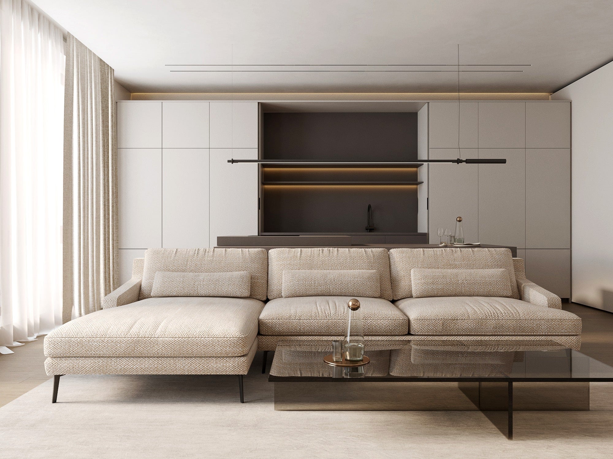 Viveiro L-shape sofa